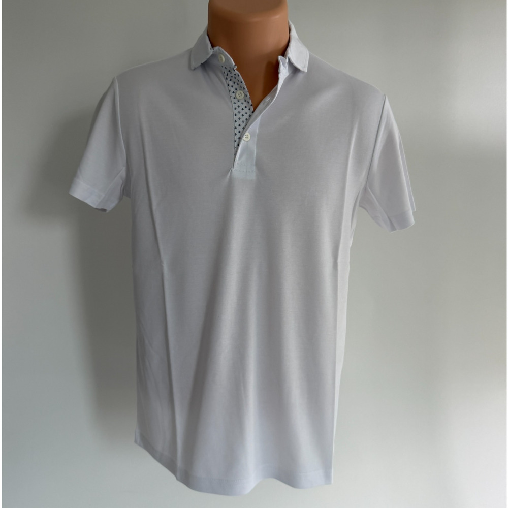 White by Nature Men's 100% Cotton Short Sleeve Polo Shirt White Size XL NWT